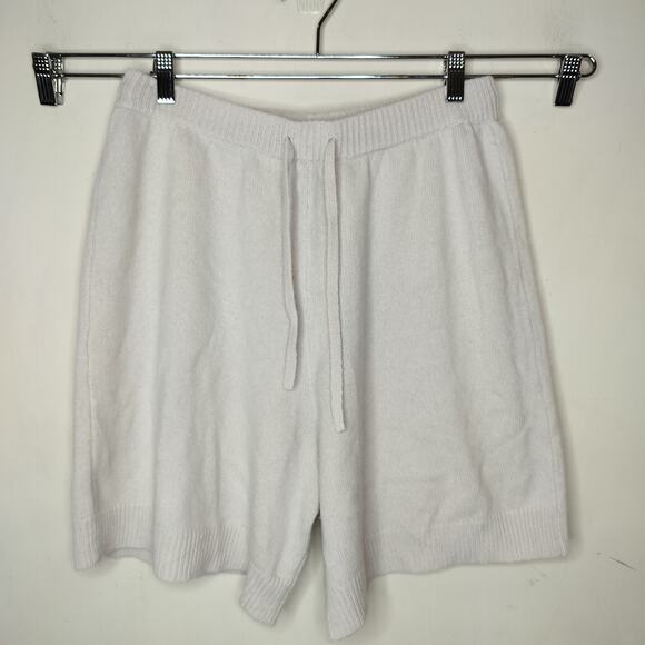 J.CREW Pants - J. Crew Wool & Cashmere Shorts High Waist Drawstring Soft Beige